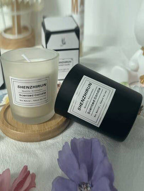 شموع معطرة، شموع شمع الصويا اليدوية في أوعية، أواني، وشموع شمع الصويا في أوعية شمع مصنوعة يدويًا، هدايا مثالية للعائلة والأصدقاء، شموع معطرة، أوعية معطرة، مناسبة لل- DIY، أعياد الميلاد، مجموعات هدايا معطرة، ديكورات الزفاف، تذكارات الزفاف (التعبئة والتغليف