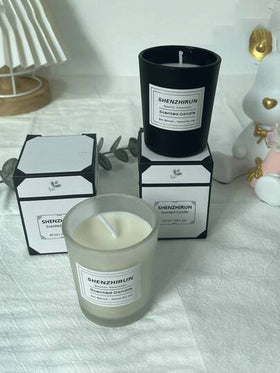 شموع معطرة، شموع شمع الصويا اليدوية في أوعية، أواني، وشموع شمع الصويا في أوعية شمع مصنوعة يدويًا، هدايا مثالية للعائلة والأصدقاء، شموع معطرة، أوعية معطرة، مناسبة لل- DIY، أعياد الميلاد، مجموعات هدايا معطرة، ديكورات الزفاف، تذكارات الزفاف (التعبئة والتغليف