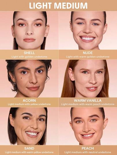 SHEGLAM Lock & Go Long-Lasting كوشن فونديشن-Nude علامة تجارية جمال مكياج ميكب مستحضرات تجميل للنساء الفتيات مثالي لفصل الشتاء الربيع مثالي ل- Y2K أزياء أنيقة رمضان هدية حفلة جاهز أفضل لون