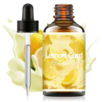 زيت معطر بعطر الليمون والقشدة الغنية من ماركة RIOSEDYS، سعة 30 مل، مناسب لاستخدام في جهاز التبخير المنزلي وعطر غرفة النوم، ذو رائحة طويلة الأمد. يمكن استخدامه في جهاز التبخير والمعطر الهوائي المنزلي وعطر السيارة.