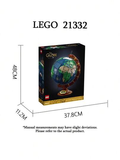 LEGO لعبة كتل بناء الكرة الأرضية 21332، طقم تجربة علمية للأولاد والبنات، هدية
