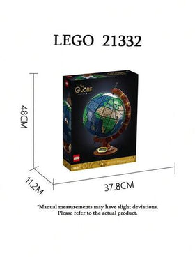 LEGO لعبة كتل بناء الكرة الأرضية 21332، طقم تجربة علمية للأولاد والبنات، هدية