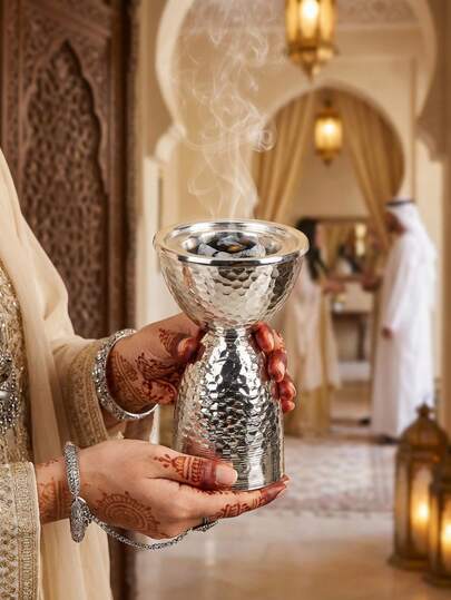 1 قطعة/مجموعة موقد عطري حديدي بسيط، موزع عطور منزلي، ديكور منزلي، حامل بخور