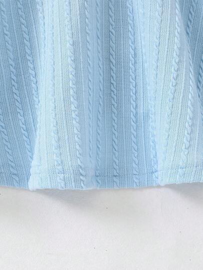 SHEIN فستان بولو كاجوال أزرق فاتح للبنات الصغيرات، طوق أبيض سادة، أزرار بيضاء، نمط تطريز قلب أبيض، فستان قصير الأكمام نصف مفتوح الأمام مخصر، مناسب للبنات الصغيرات، بطراز كوري، بسيط، أنيق، أكاديمي، مناسب للمدرسة اليومية، الخروجات، العطلات، الحفلات