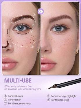 SHEGLAM Tint Lock Tattoo جل حواجب قابل للتقشير-Taupe علامة تجارية جمال مكياج ميكب مستحضرات تجميل للنساء الفتيات مثالي لفصل الشتاء الربيع مثالي ل- Y2K أزياء أنيقة رمضان هدية حفلة جاهز أفضل لون