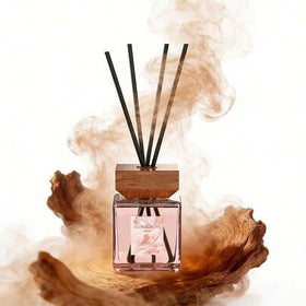 زينة معطرة بدون لهب، كولونيا - رائحة طازجة - كهرمان، موزع قصب، معطر منزلي، مناسب لغرفة النوم والمطبخ والحمام، زفاف رومانسي، حفلة، هالوين، هدية ديكور عيد الميلاد