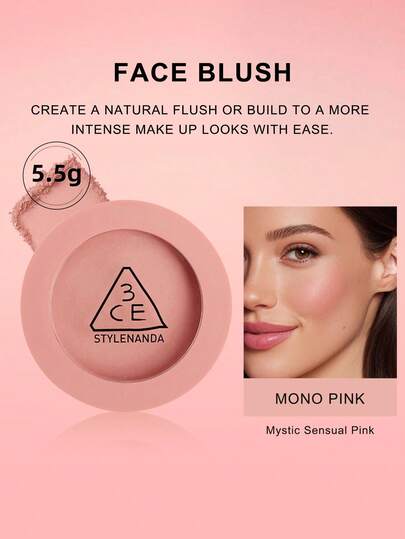 3CE أحمر خدود - #MONO PINK - وردي ساحر حسي - 5.5 جرام