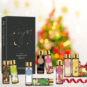 مجموعة زيوت العطور فاتويل 9 قطع 10 مل/0.33 أونصة سائلة، مجموعة زيوت عطرية أساسية، زيوت معطرة لصناعة الصابون والشموع والموزع والمرطب، DIY عطر - جوز الهند وفانيليا / مسك أبيض / قهوة / لبان / D-Jador / ملاك / زنبق أسود / مغنوليا