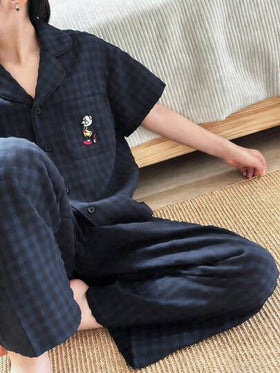 Dazy Kids بنطلون ولباس علوي قصيرة الأكمام ذات أزرار نسيجية، طقم ملابس صيفي للأولاد في سن المراهقة رمضان