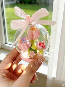 ديكور منزلي DIY مع أزهار محفوظة، يأتي مع أشرطة، خيارين للعرض - على الطاولة أو معلق، فكرة هدية متعددة الوظائف وأصلية، ترتيب زهور اصطناعية معشقة، مناسبة للأعياد والعطلات، عيد الحب، عيد الأم، عيد الميلاد، عيد الأب، ديكور المكتب، رأس السنة