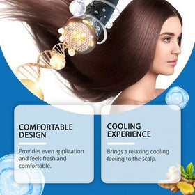 زيت علاجي للشعر بفرشاة دوارة، زيت مغذي ومقوي للشعر بفرشاة دوارة