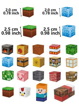 MINKOJA - SELECTS كتل مغناطيسية - كتل بناء مغناطيسية، ألعاب مكعبات مغناطيسية للتكديس والبناء، مجموعة ألعاب مغناطيسية، ألعاب للأطفال البنين والبنات من عمر 3 إلى 10 سنوات، هدايا عيد الميلاد