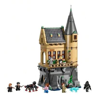 LEGO مجموعة كتل بناء للأطفال: جناح المستشفى في قلعة هوجوارتس 76463