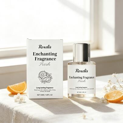 1 قطعة عطر برائحة الحمضيات، عطر "وقت جميل"، طبيعي، منعش، رومانسي، لطيف وأنيق، عطر مناسب للسفر اليومي