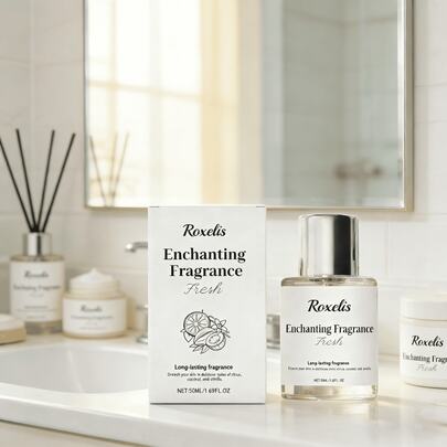 1 قطعة عطر برائحة الحمضيات، عطر "وقت جميل"، طبيعي، منعش، رومانسي، لطيف وأنيق، عطر مناسب للسفر اليومي