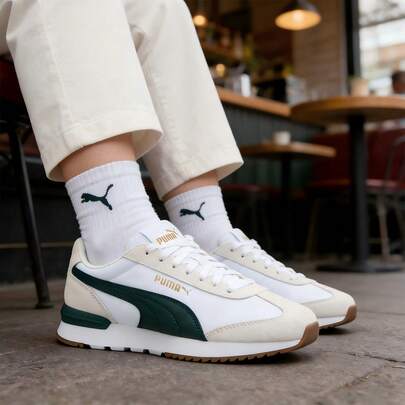 Puma أحذية رجالية ونسائية، أحذية للأزواج، أحذية جري للأزواج، أحذية كاجوال من سلسلة R78، أحذية رياضية خفيفة الوزن ومريحة