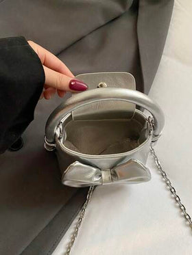 حقيبة يد صغيرة أنيقة جديدة، حقيبة يد صغيرة بزخرفة فراشة بطراز بانك، محفظة عملات صغيرة للأطفال، حقيبة مسائية