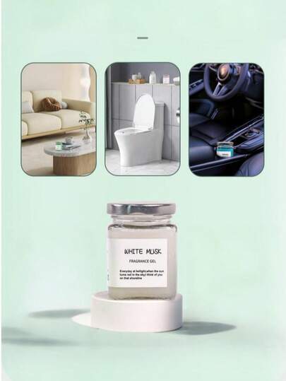 TU LIANGPIN زجاجة عطر صلب معطر للهواء طويل الأمد (رائحة المسك)