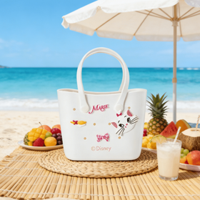 Miniso حقيبة غداء كرتونية على شكل كهف، صندوق غداء محمول على شكل ماري القطة، حقيبة غداء كبيرة السعة، حقيبة يد مقاومة للماء، هدية زخرفية جميلة