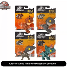 Mattel لعبة إصبع ديناصور تي-ريكس صغير قابل للجمع من ماتيل، نموذج واقعي للأطفال