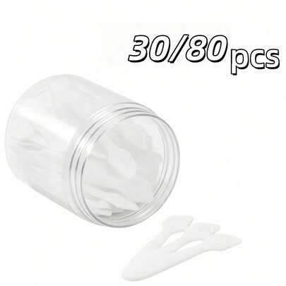 80/30 ملعقة مستحضرات تجميل - للمستحضرات الكوزمتيكية والكريمات، ملاعق صغيرة - كاشطات مستحضرات التجميل - أداة تطبيق متعددة الأغراض لخلط الكريمات ومستحضرات العناية بالبشرة أو أدوات جوا شا