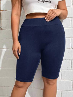 SHEIN Essnce سراويل ضيقة مريحة متعددة الجيوب