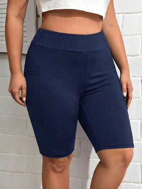 SHEIN Essnce سراويل ضيقة مريحة متعددة الجيوب