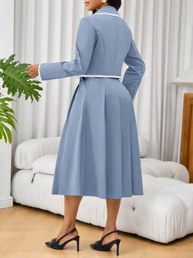 SHEIN Lady بدلة أنيقة من قطعتين للسيدات للخروجات اليومية والحفلات في جميع المواسم، فستان تخرج للنساء باللون الأبيض، ملابس تخرج، ملابس عطلة، فستان ضيف الزفاف، فساتين عيد ميلاد للنساء، ملابس كاجوال للعمل للمرأة، ملابس مهرجان