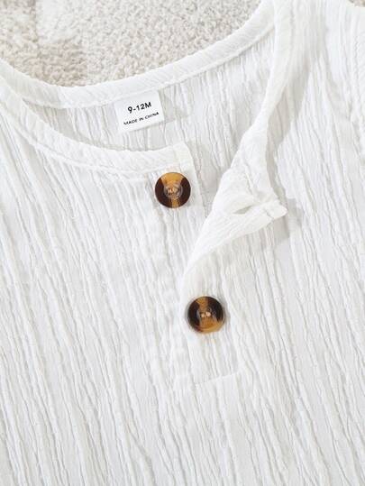 SHEIN Vintaside Kids 6 قطع طقم ملابس صيفي بسيط للأولاد الرضع، يشمل سترات علوية بدون أكمام ذات لون واحد مع شورتات مطابقة في ألوان البني، المشمش، الأزرق، قياس فضفاض مناسب للمناسبات اليومية والخارجية والحفلات