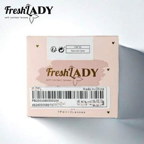 FRESH LADY عدسات لاصقة رمادية للاستخدام السنوي من فريشلادي، بقطر 14.20 مم، خفيفة الوزن، مريحة، بلون دافئ وأسلوب لطيف، مثالية للعمل والمناسبات الاجتماعية والمكياج والمناسبات الاحتفالية