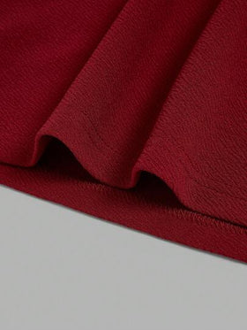 GlowEve فستان أنيق وأنيق بحمالات رفيعة مزين بالخرز، أحمر ، مناسب للارتداء اليومي والمناسبات الرسمية