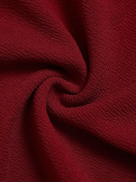 GlowEve فستان أنيق وأنيق بحمالات رفيعة مزين بالخرز، أحمر ، مناسب للارتداء اليومي والمناسبات الرسمية