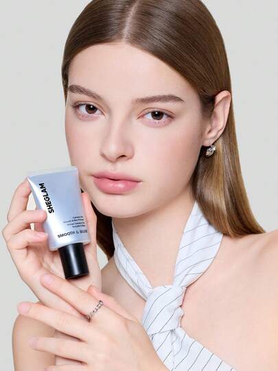 SHEGLAM Camera On ناعم و ضبابي برايمر علامة تجارية جمال مكياج ميكب مستحضرات تجميل للنساء الفتيات مثالي لفصل الشتاء الربيع مثالي ل- Y2K أزياء أنيقة رمضان هدية حفلة جاهز أفضل لون