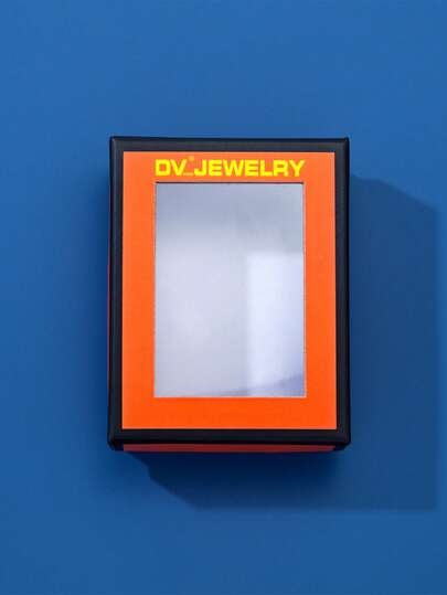 DV JEWELRY زوج من أقراط قلادة مطلية بالذهب الأبيض مرصعة بالزركونيا المكعبة، مجوهرات أنيقة هدية للنساء، مناسبة للمواعدة والزفاف والحفلات والذكرى السنوية، تأتي مع علبة هدايا