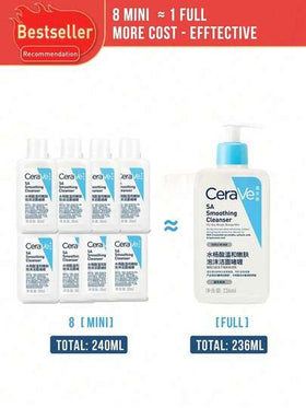 CeraVe كريم تنظيف لطيف، مناسب للبشرة الجافة والخشنة والغير متساوية، متوفر بحجم 30مل/236مل. هذا المنظف الجيلي الذي يحتوي على 0.5% من حمض السالسيليك يحتوي على 3 سيراميدات أساسية، حمض الهيالورونيك والنياسيناميد، يقشر بلطف