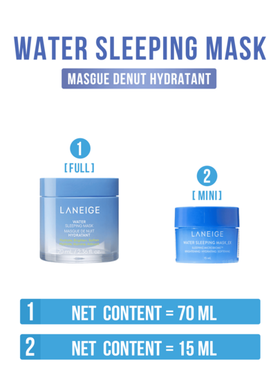 Laneige قناع نوم مرطب 70 مل/2.36 أونصة سائلة - الأكثر مبيعًا، يعزز البشرة ويصفي البشرة بنسبة 96.77% | مستخلص خميرة نباتية مُحمي بالبراءة، يُصلح حاجز البشرة ليلاً | ترطيب عميق، يترك البشرة ناعمة ونضرة | صيغة بدون شطف، سهلة الحمل، يهدئ البشرة التالفة من الش