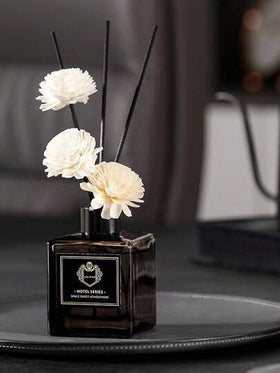 موزع عطر بدون لهب سعة 50-100 مل، مدة عطر 15-30 يوم، قابل لإعادة التعبئة بزيوت عطرية، منعش للمنزل والحمام، ديكور منزلي للربيع والصيف، معطر هواء، موزع للسيارة، وردي، ديكور حفل زفاف، هدية للسيدات، هدية عيد الأم