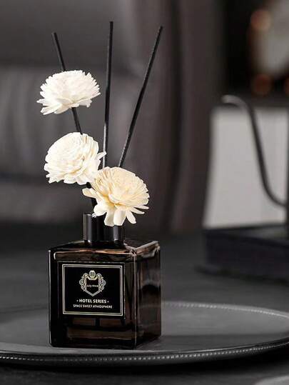 موزع عطر بدون لهب سعة 50-100 مل، مدة عطر 15-30 يوم، قابل لإعادة التعبئة بزيوت عطرية، منعش للمنزل والحمام، ديكور منزلي للربيع والصيف، معطر هواء، موزع للسيارة، وردي، ديكور حفل زفاف، هدية للسيدات، هدية عيد الأم