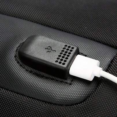 [حقيبة ظهر مضادة للسرقة للرجال] مع قفل بكلمة مرور وكابل شحن USB، تخزين ثلاثي الأبعاد أكثر ملاءمة. تناسب أجهزة الكمبيوتر المحمولة حتى 14 بوصة. تصميم حزام خلفي للعربة يحرر يديك. أشرطة كتف قابلة للتعديل ومبطنة، مقبض ناعم، نظام حمل خفيف الوزن يقلل من عبء ا...
