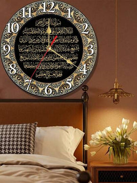 ساعة حائط صامتة قطر 10"/12" مناسبة لديكور المنزل في غرفة النوم والمطبخ وغرفة المعيشة، سهلة التركيب، هدية رائعة للأعياد مثل عيد الفصح والكريسماس وعيد الشكر والعودة إلى المدرسة