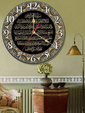 ساعة حائط صامتة قطر 10"/12" مناسبة لديكور المنزل في غرفة النوم والمطبخ وغرفة المعيشة، سهلة التركيب، هدية رائعة للأعياد مثل عيد الفصح والكريسماس وعيد الشكر والعودة إلى المدرسة