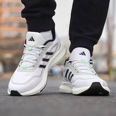Adidas أحذية أديداس رجالية، مناسبة لجميع الفصول، أحذية رياضية، أحذية جري رجالية، تصميم جديد، شبكة سميكة، خفيفة الوزن، أحذية كاجوال ماصة للصدمات.