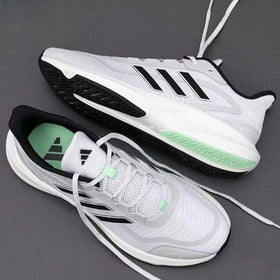 Adidas أحذية أديداس رجالية، مناسبة لجميع الفصول، أحذية رياضية، أحذية جري رجالية، تصميم جديد، شبكة سميكة، خفيفة الوزن، أحذية كاجوال ماصة للصدمات.