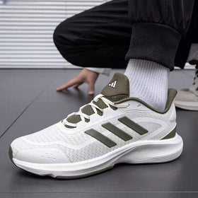 Adidas حذاء رياضي رجالي من أديداس، مريح، متين، مقاوم للصدمات، مناسب للجري الكاجوال