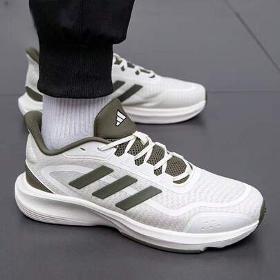 Adidas حذاء رياضي رجالي من أديداس، مريح، متين، مقاوم للصدمات، مناسب للجري الكاجوال