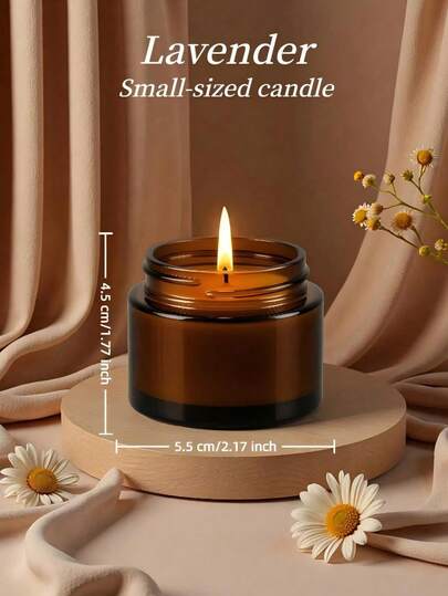 شمعة معطرة هدية الخريف، كوب زجاجي بني شمع صويا، شمعة عطرية للعلاج بالروائح، شمعة معطرة رومانسية خالية من الدخان، برطمان زجاجي - شمعة شمع صويا | ديكور منزلي بني، مناسبة للنساء، هدية عيد ميلاد حفل زفاف، تساعد على تخفيف التوتر والاسترخاء، ديكور الغرفة، هدية