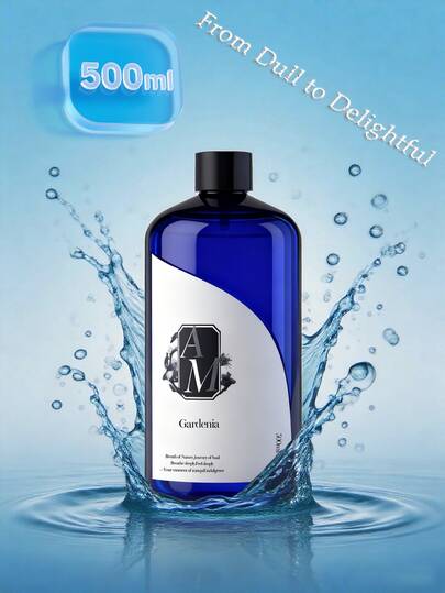 زيت عطري أساسي سعة 500 مل، سائل تعبئة موزع الروائح بدون لهب، مناسب لموزع الروائح الفوق صوتي، موزع الروائح بالقصب، روائح بدون لهب، زيت عطري بدون لهب درجة فندقية مع عيدان قصب، رائحة طويلة الأمد