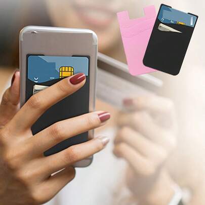 محفظة بفتحة للهاتف، حامل بطاقات الائتمان، فتحة لبطاقة الهوية، حافظة واقية للبطاقات، حقيبة حامل بطاقات الائتمان، حافظة متعددة الوظائف لحماية البطاقات، مناسبة للمهنيين المشغولين والمسافرين، تناسب معظم الهواتف كحامل محمول