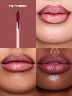 SHEGLAM Fall In Line محدد شفاه قابل للتقشير-Pinky Promise روج تنت أرواج علامة تجارية جمال مكياج ميكب مستحضرات تجميل للنساء الفتيات مثالي لفصل الشتاء الربيع مثالي ل- Y2K أزياء أنيقة رمضان هدية حفلة جاهز أفضل لون