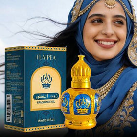 FLATPEA عطر نسائي ورجالي، زيت عطري عربي، عطر الشرق الأوسط، ذو ثبات طويل الأمد، أنيق ومتطور، عطر فاخر فاخر، زيت عطري، حجم محمول 15مل، خيار مثالي للاستخدام اليومي والمواعدة، هدية مناسبة لعيد الميلاد وعيد الحب